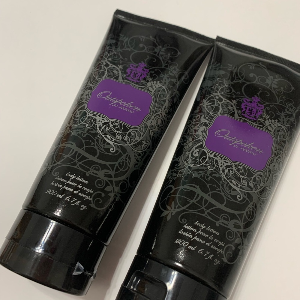 Avon Outspoken by Fergie Body Lotion - Lot of 2